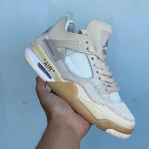 نایک ایر جردن 4 رترو آف وایت سیل Jordan 4 Retro Off-White Sail
