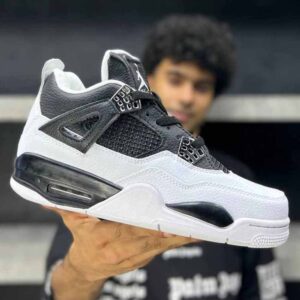ایرجردن 4 سفید مشکی Air Jordan 4 White Black