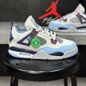 جردن 4 رترو طوسی آبی Jordan 4 Retro Gray Blue