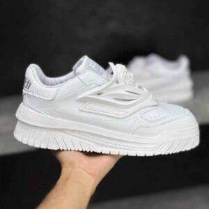 ورساچ اودیسیا کاگد روبر مدوسا اسنیکرز Versace Odissea Caged Rubber Medusa Sneakers