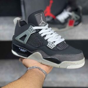 ایرجردن 4 رترو بلک کانواس Air Jordan 4 Retro Black Canvas