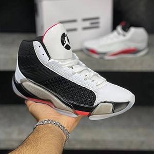جردن 38 وایت بلک رد Jordan 38 White Black Red
