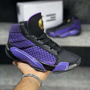 جردن 38 پرپل بلک Jordan 38 Purple Black