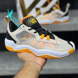جردن وان تیک 4 وایت اورنج Jordan One Take 4 White Orange