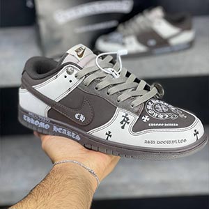 نایک دانک لو کروم هارتس Nike Dunk Low x Chrome Hearts