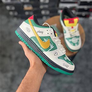 نایک اس بی دانک لو ورلد استوسی ترایب Nike Sb Dunk Low World Stussy Tribe