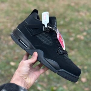 نایک جردن 4 رترو بلک کت (رپلیکا کوالیتی) Jordan 4 Retro Black Cat