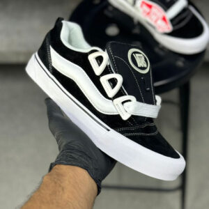 ونس بلک وایت VANS KNU SKOOL BLACK/WHITE