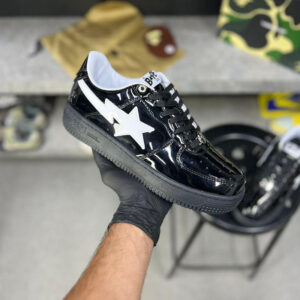 بیپ استا مشکی APE BAPE STA PATENT BLACK