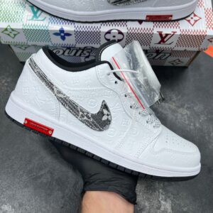 جردن وان لو لوییز ویتون jordan 1 low louis vuitton